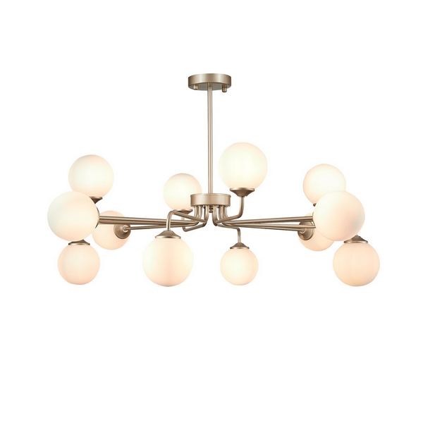 

Потолочная люстра светодиодная ST Luce Redjino SLE106203-12, Золото, Redjino SLE106203-12