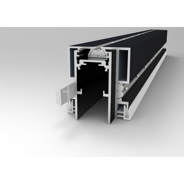 

Профиль для SKYLINE 48 с демпф. системой в натяжной потолок (ПВХ+ТКАНЬ) ST Luce Skyline 48 ST003.429.02 черный, Skyline 48 ST003.429.02