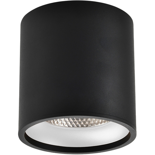 

Светильник потолочный накладной ST Luce ST165.442.12 Черный LED 1*12W 4000K 840Lm Ra>90 36° IP44 D80xH85 85-265V Накладные светильники, ST165.442.12
