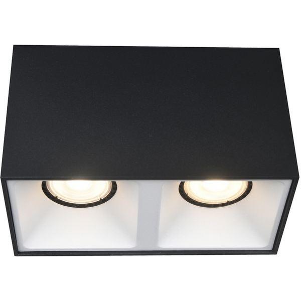 

Светильник потолочный ST Luce ST168.452.02 Черный GU10 2*50W 220V, ST168.452.02