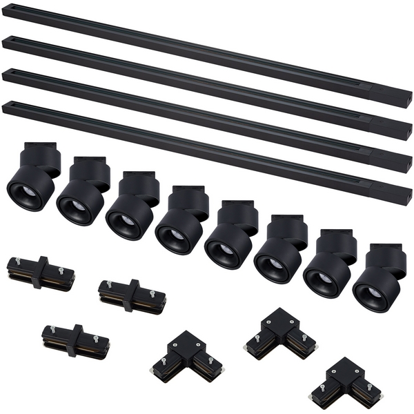 

Комплект трековый однофазный ST Luce Base ST2652.430.08, Черный, Base ST2652.430.08