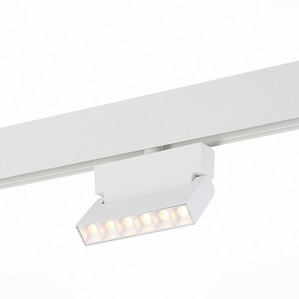 

Трековый светильник магнитный низковольтный 48V светодиодный ST Luce Andre ST362.536.06, Белый, Andre ST362.536.06