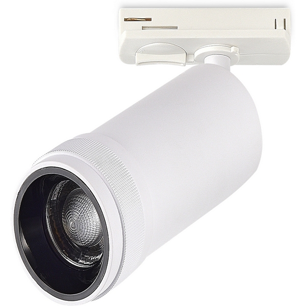 

Трековый светильник однофазный ST Luce ST384.536.10 белый LED 1*10W 220V, Однофазная трековая система ST384.536.10