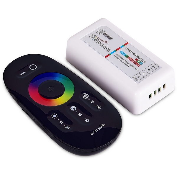 

Контроллер 2,4 G для светодиодной ленты RGBW, 4-канальный DC12-24V; 24А ST Luce ST9002.500.00RGBW, ST9002.500.00RGBW