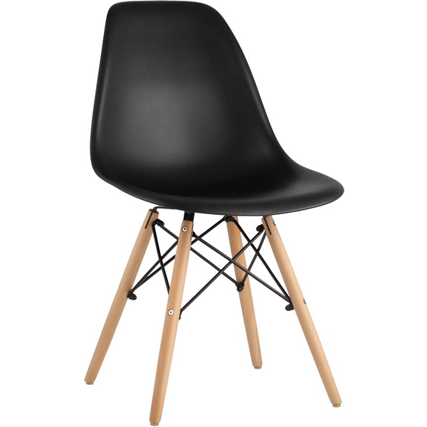 Стул черный Eames DSW УТ000000179 Stool Group