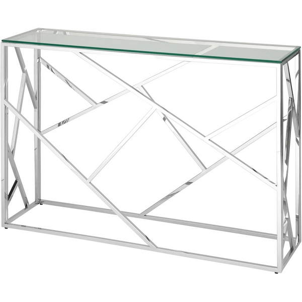 

Консоль Stool Group АРТ ДЕКО 115*30 серебро УТ000001489, Серый, Арт деко УТ000001489
