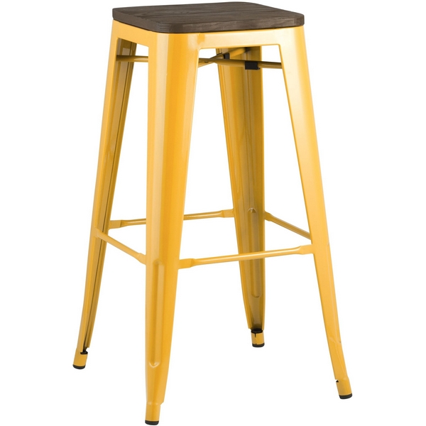 

Стул барный Stool Group TOLIX WOOD желтый УТ000001865, Tolix УТ000001865