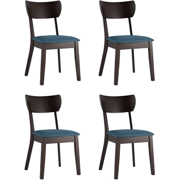 

Стул обеденный TOMAS синий 4 шт. (Stool Group), УТ000002045