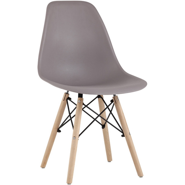 

Стул Stool Group Eames Style DSW темно-бежевый УТ000002354, Темно-серый, Style DSW УТ000002354
