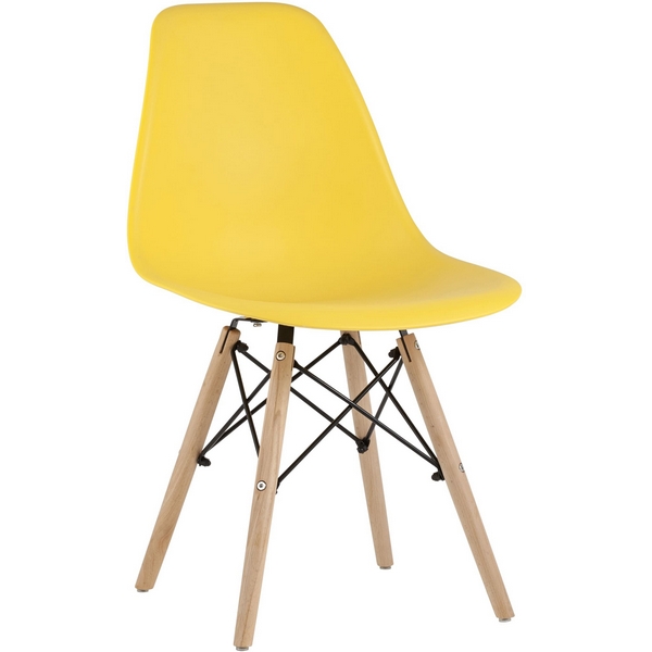 

Стул Stool Group Eames Style DSW желтый x4 УТ000003478, Style DSW УТ000003478