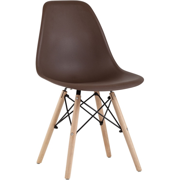 Стул Style DSW коричневый, 4 шт Eames