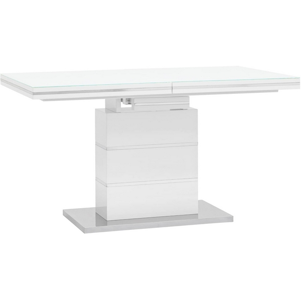 

Стол обеденный Stool Group Глазго раскладной 140-170*80 глянцевый белый УТ000003500, Глазго УТ000003500