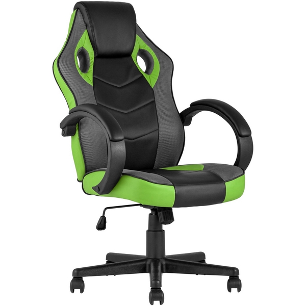 Кресло игровое TopChairs Sprinter зеленое (Stool Group)