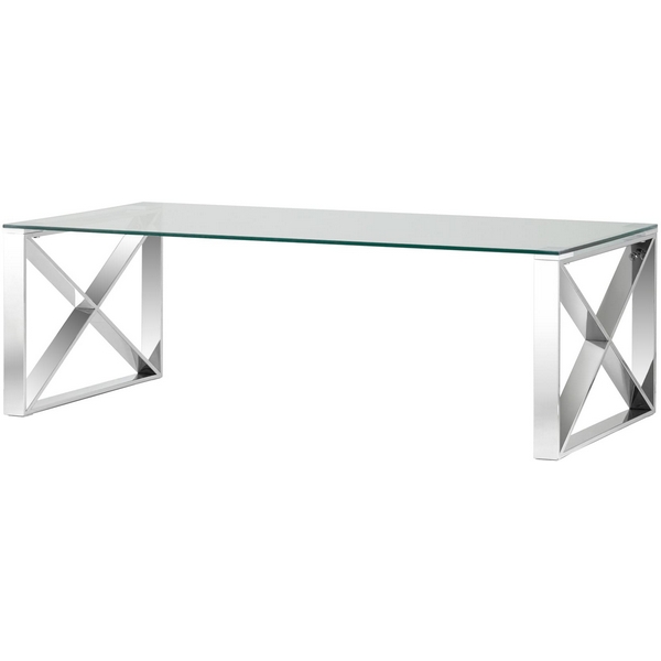 

Журнальный стол 120*60 серебро Stool Group УТ000004644, УТ000004644
