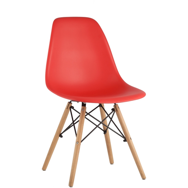 

Стул Stool Group Eames DSW красный x4 УТ000005354, DSW УТ000005354