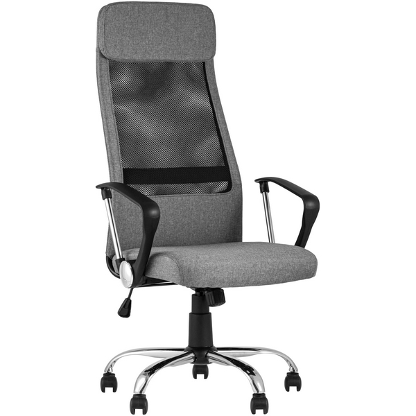 

Кресло офисное TopChairs Bonus серое (Stool Group), УТ000005409