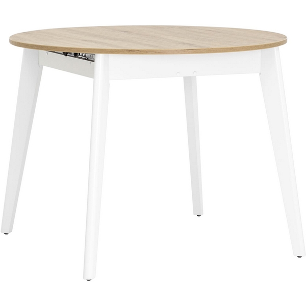 

Стол Stool Group Rondo 100-135*100 дуб/белый УТ000005715, Бежевый, Rondo УТ000005715