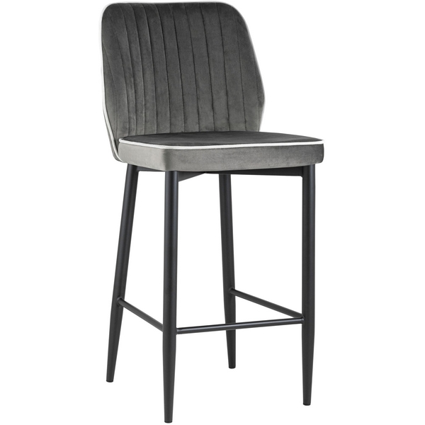 

Стул полубарный Stool Group Лоренс велюр антрацитовый УТ000008855, Лоренс УТ000008855