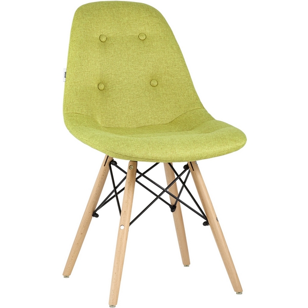 

Стул DSW SOFT рогожка оливковый (Stool Group), УТ000013280