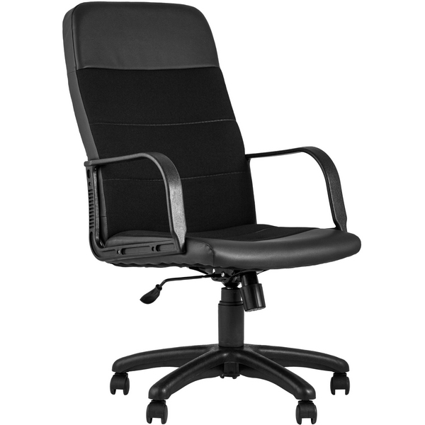 

Кресло офисное Чарли экокожа ткань черный (Stool Group), УТ000025373