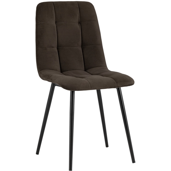 

Стул Stool Group Oliver велюр тёмно-коричневый УТ000025392, OLIVER УТ000025392