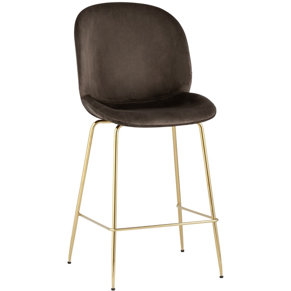 

Стул полубарный Stool Group Beetle со спинкой коричневый УТ000025453, Beetle УТ000025453