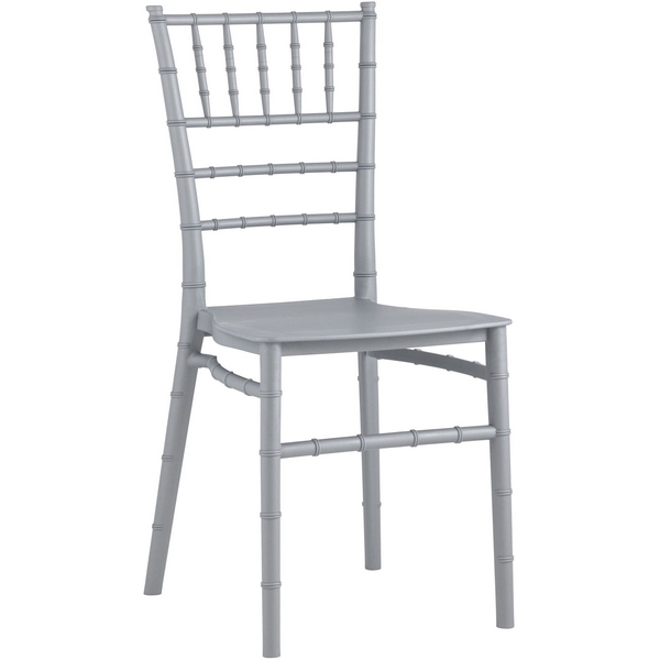 

Стул Stool Group Chiavari (Кьявари) пластик серебряный УТ000025495, Серебро, Bride УТ000025495