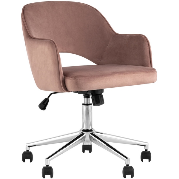

Кресло компьютерное Кларк велюр розовый УТ000025779 Stool Group, Кларк УТ000025779
