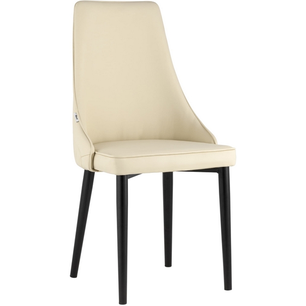

Стул Луис экокожа кремовый черные ножки (Stool Group), УТ000025794