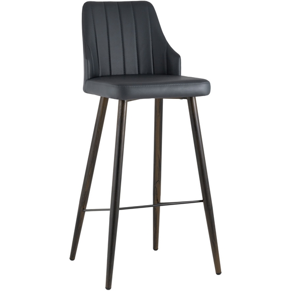 

Стул барный Коналл экокожа антрацит (Stool Group), УТ000025932