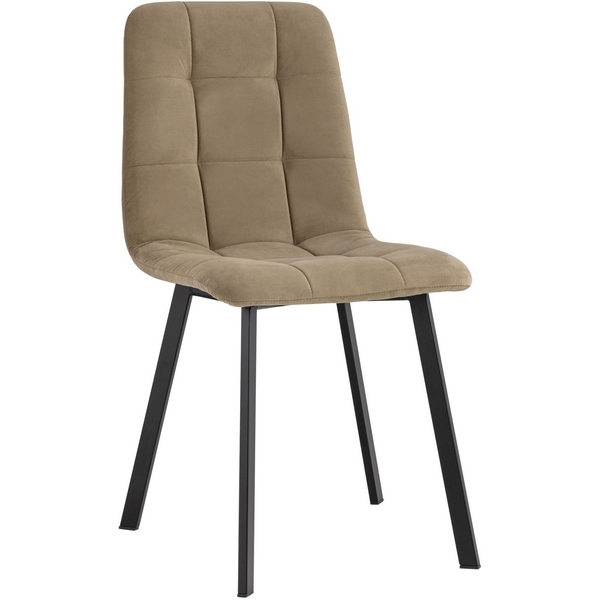 

Стул Stool Group Oliver Square велюр капучино УТ000034873, Светло-коричневый, OLIVER УТ000034873