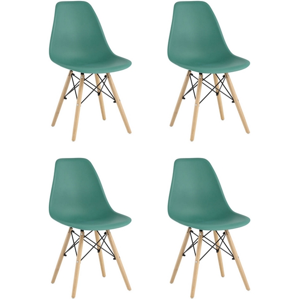 Стул серо-зеленый, шт Eames DSW УТ000035180 Stool Group