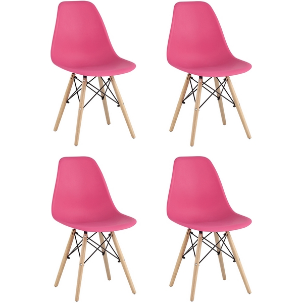 

Стул Stool Group Style DSW маджента (комплект 4 шт.), EAMES УТ000035184