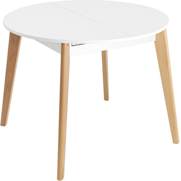 

Стол Stool Group Rondo 100-135*100 бук/белый УТ000035280, Rondo УТ000035280