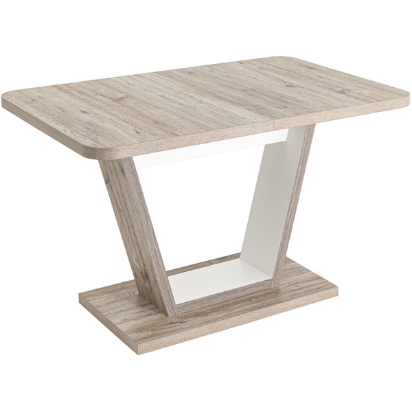 

Стол 120-160*80 дуб анкона/белый Stool Group Vector УТ000035446, Vector УТ000035446