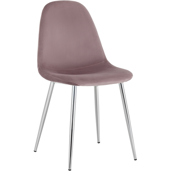 

Стул Stool Group Валенсия SN велюр розовый хромированные ножки УТ000036466, Валенсия УТ000036466