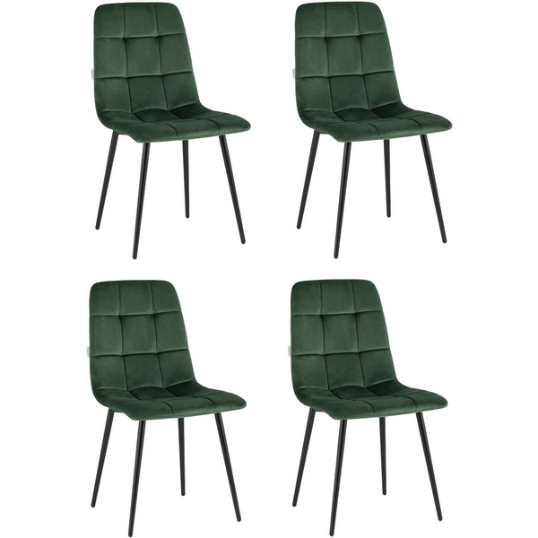 

Стул Одди велюр зелёный 4 шт. Stool Group арт.УТ000036522, Зеленый, Одди УТ000036522