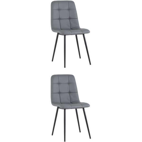 

Стул Stool Group Oliver экокожа серый 2 шт. арт.УТ000036573, OLIVER УТ000036573