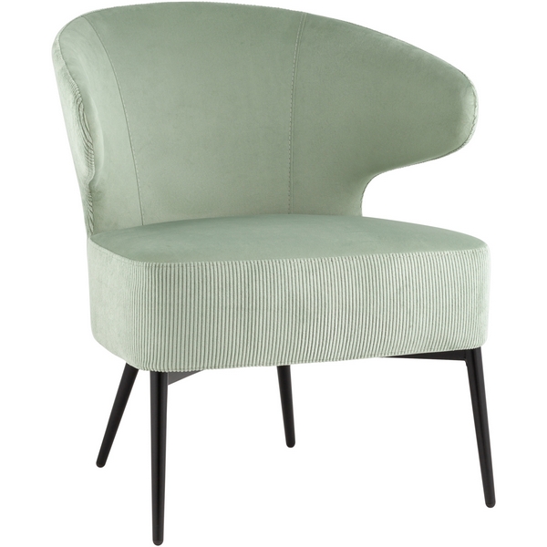 

Кресло Stool Group лаунж Royal Stripes велюр фисташковый УТ000036777, Royal Stripes УТ000036777
