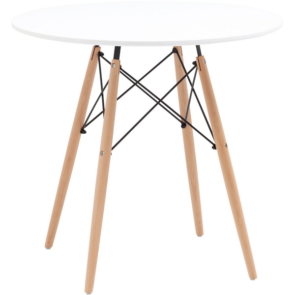 

Стол Stool Group Eames DSW NEW D80 УТ000036976, Белый, DSW УТ000036976