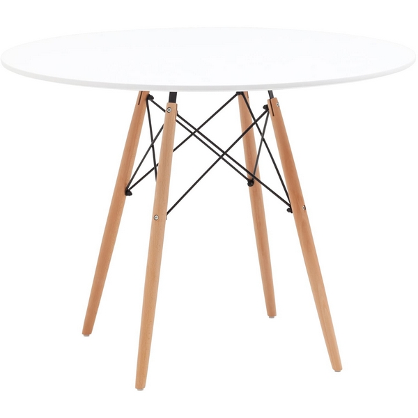 

Стол Stool Group Eames DSW NEW D100 УТ000036978, Белый, DSW УТ000036978