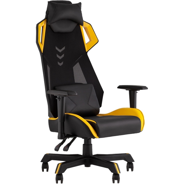 

Кресло спортивное TopChairs Рэтчэт желтый УТ000036991, Рэтчэт УТ000036991