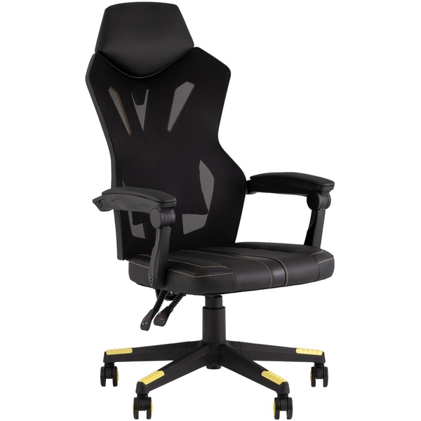 

Кресло спортивное TopChairs Айронхайд желтый УТ000036994, Айронхайд УТ000036994