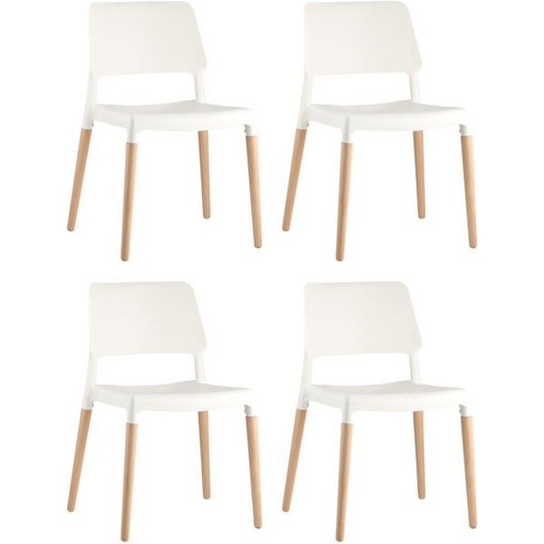 

Стул BISTRO белый 4 шт. Stool Group (арт.УТ000037211), Bistro УТ000037211