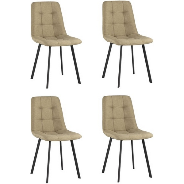 

Стул Chilly рогожка бежевый 4 шт. Stool Group (арт.УТ000037229), Chilly УТ000037229