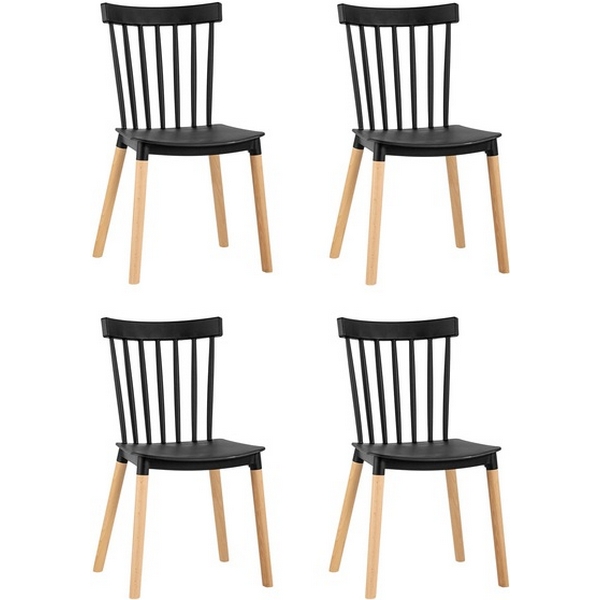 

Стул Field пластик черный 4 шт. Stool Group (арт.УТ000037259), Field УТ000037259