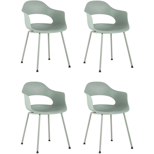 

Стул Lady пластик серо-зеленый 4 шт. Stool Group арт.УТ000037273, Lady УТ000037273