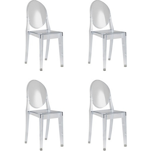 

Стул Victoria Ghost NEW прозрачный 4 шт. Stool Group (арт.УТ000037301), Victoria Ghost УТ000037301