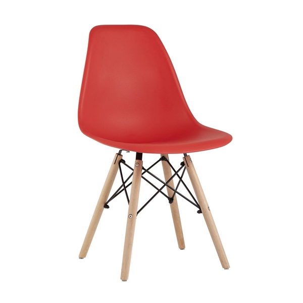 

Стул Eames Style DSW красный (разборный каркас) Stool Group арт.УТ000037593, Style DSW УТ000037593
