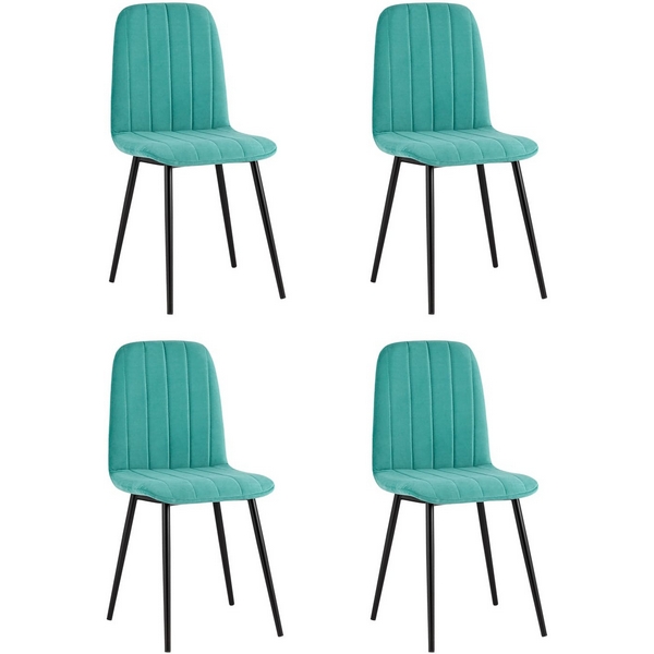

Стул Easy велюр мятный 4 шт Stool Group арт.УТ000037703, Easy УТ000037703